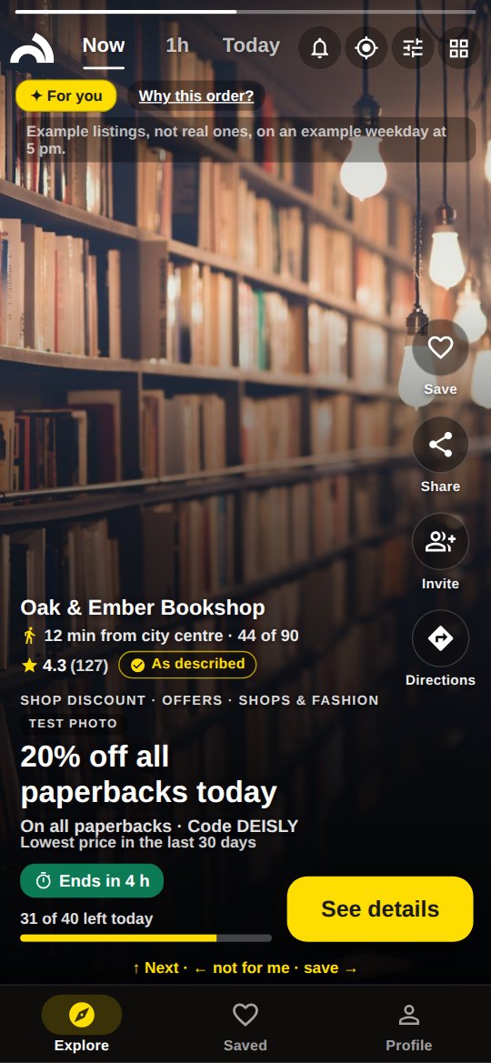 Story from Oak & Ember Bookshop: a shop discount, 20% off all paperbacks today with the code DEISLY, 31 of 40 left.